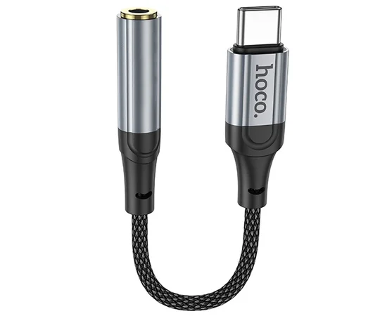 Перехідник Hoco LS36 Fresh Type-C to 3,5 AUX Black