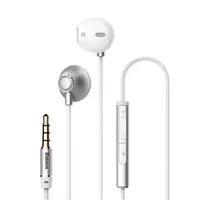 Дротова гарнітура Baseus Encok H06 3.5mm (stereo) (NGH06) Срібний