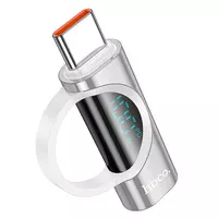 Переходник Hoco UA32 Type-C male to Type-C female display adapter Silver