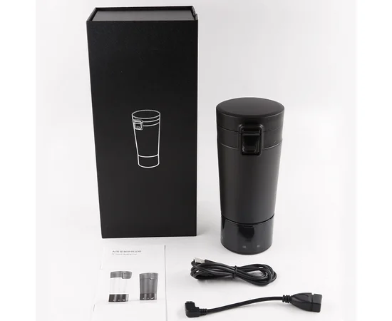 Смарт-термокружка RedSalmon с подогревом и контролем температуры 300 мл Черный