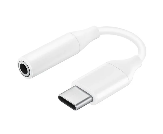 Переходник Type-C to Jack 3,5 mm Белый