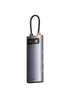 Перехідник HUB Baseus Metal Gleam Series 4-in-1 4xUSB3.0 (WKWG070013) Gray