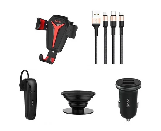 Набор HOCO 5in1 Royal Car Set Черный