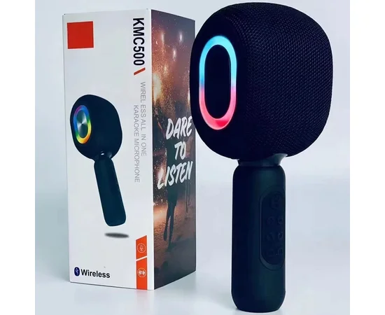 Караоке Микрофон-колонка KMC500 Black