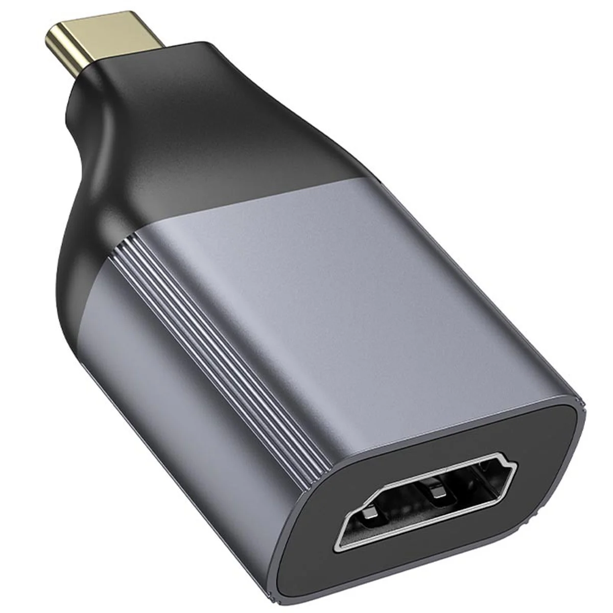 Перехідник Hoco UA33 Type-C to HDTV Metal grey