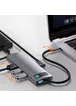 Переходник HUB Baseus Metal Gleam Series 7-in-1 Multifunctional (WKWG020113) Серый