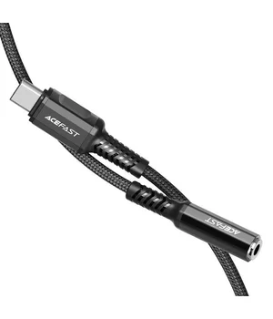 Переходник Acefast C1-07 USB-C to 3.5mm aluminum alloy Black