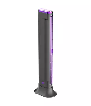 Настільний вентилятор F3 Tower Fan 3 speeds with battery 1200 mAh Purple