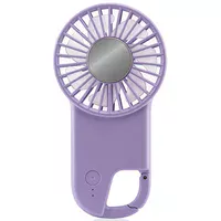Портативний вентилятор SQT-BF2 з карабіном 1800mAh Purple