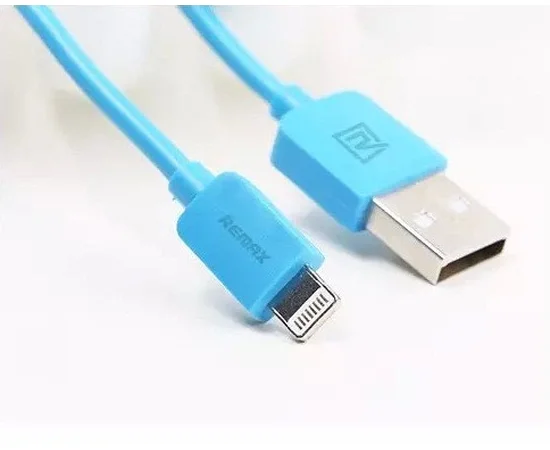 Lightning USB кабель "Remax Light Speed" 1m синий для iPhone/iPod/iPad