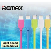 Lightning USB кабель "Remax Light Speed" 1m рожевий для iPhone / iPod / iPad