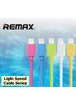 Lightning USB кабель "Remax Light Speed" 1m желтый для iPhone/iPod/iPad