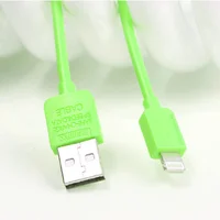 Lightning USB кабель "Remax Light Speed" 1m зеленый для iPhone/iPod/iPad