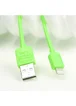 Lightning USB кабель "Remax Light Speed" 1m зеленый для iPhone/iPod/iPad