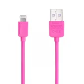 Lightning USB кабель "Remax Light Speed" 1m рожевий для iPhone / iPod / iPad
