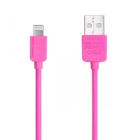Lightning USB кабель "Remax Light Speed" 1m розовый для iPhone/iPod/iPad