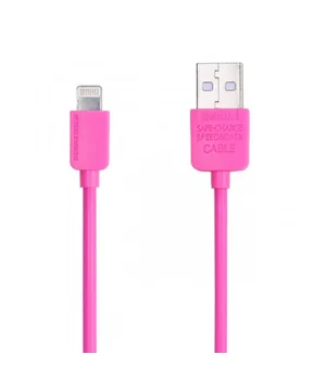 Lightning USB кабель "Remax Light Speed" 1m розовый для iPhone/iPod/iPad Lightning USB кабель "Remax Light Speed" 1m розовый для iPhone/iPod/iPad