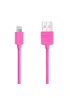 Lightning USB кабель "Remax Light Speed" 1m рожевий для iPhone / iPod / iPad