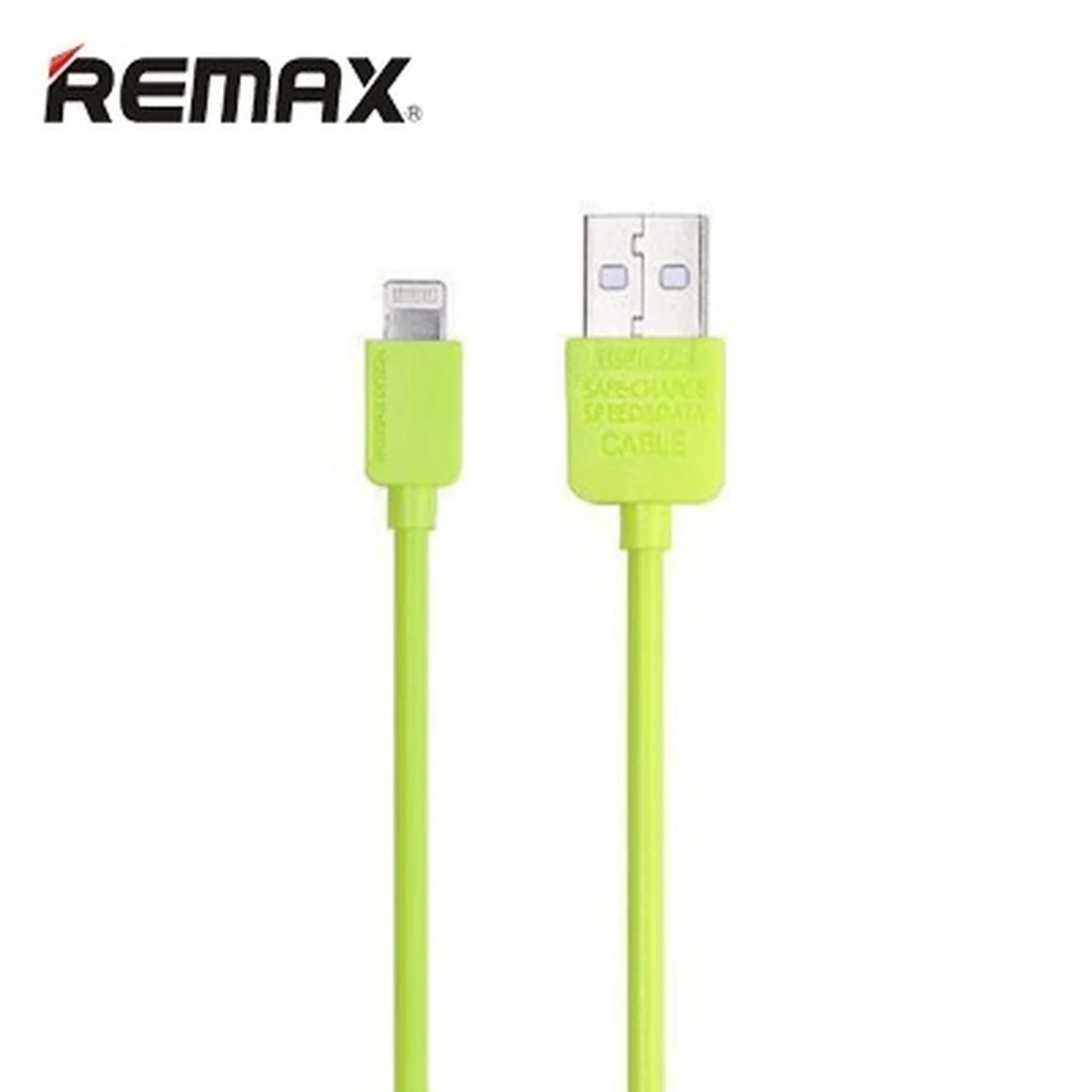 Lightning USB кабель "Remax Light Speed" 1m зеленый для iPhone/iPod/iPad