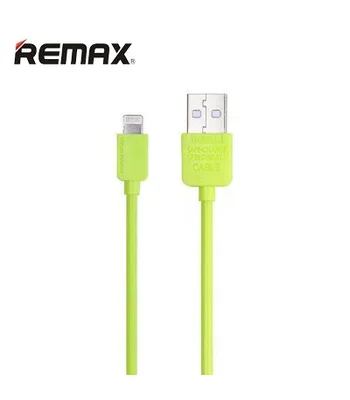 Lightning USB кабель "Remax Light Speed" 1m зеленый для iPhone/iPod/iPad