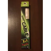 Lightning USB+Micro USB 2в1 кабель "Aspor" 1m для iPhone/iPod/iPad