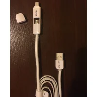 Lightning USB+Micro USB 2в1 кабель "Aspor" 1m для iPhone/iPod/iPad