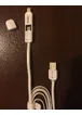 Lightning USB+Micro USB 2в1 кабель "Aspor" 1m для iPhone/iPod/iPad