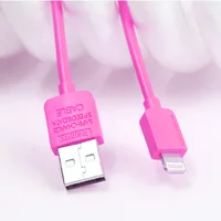 Lightning USB кабель "Remax Light Speed" 1m розовый для iPhone/iPod/iPad