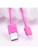 Lightning USB кабель "Remax Light Speed" 1m розовый для iPhone/iPod/iPad