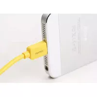 Lightning USB кабель "Remax Light Speed" 1m желтый для iPhone/iPod/iPad