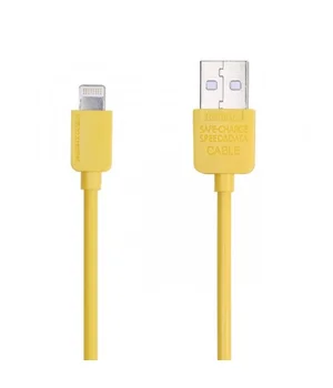 Lightning USB кабель "Remax Light Speed" 1m желтый для iPhone/iPod/iPad Lightning USB кабель "Remax Light Speed" 1m желтый для iPhone/iPod/iPad
