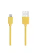 Lightning USB кабель "Remax Light Speed" 1m жовтий для iPhone / iPod / iPad