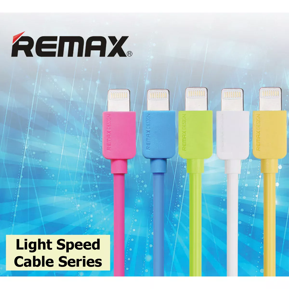 Lightning USB кабель "Remax Light Speed" 1m желтый для iPhone/iPod/iPad