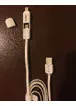 Lightning USB+Micro USB 2в1 кабель "Aspor" 1m для iPhone/iPod/iPad