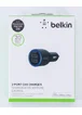 Автомобильная зарядка АЗУ "Belkin" 2A черная на 2 USB порта