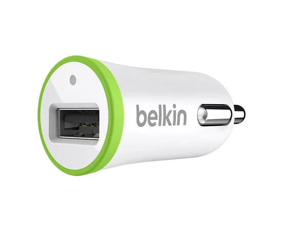 Автомобильная зарядка АЗУ "Belkin" 2.1A белая