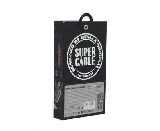 Lightning USB кабель "Remax Royalty" 1m черный для iPhone/iPod/iPad