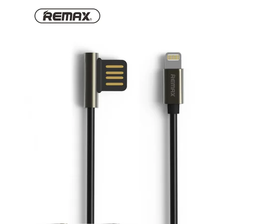 Lightning USB кабель "Remax Emperor" 1m черный для iPhone/iPod/iPad