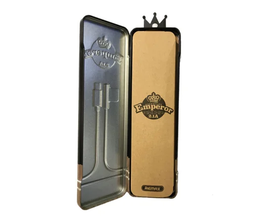 Lightning USB кабель "Remax Emperor" 1m черный для iPhone/iPod/iPad