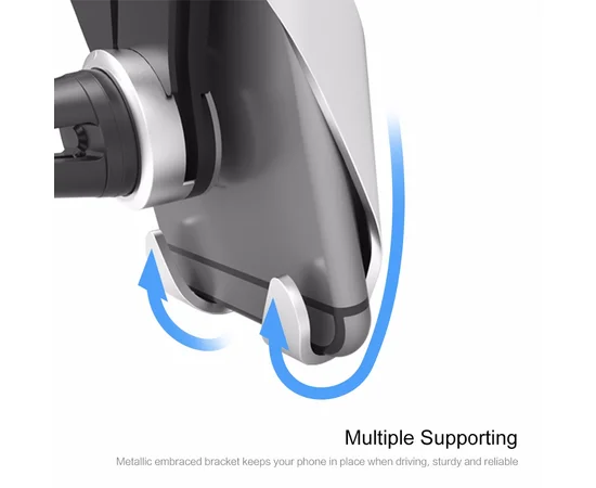 Автомобильный держатель "Car Vent Mount" серебряный