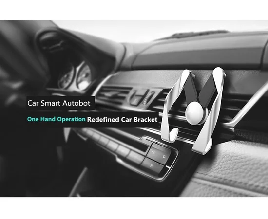 Автомобильный держатель "Car Vent Mount" серебряный