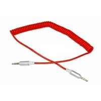 AUX кабель-пружина 3.5mm "Remax" 1m красный