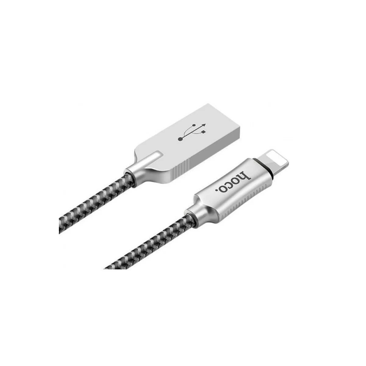 Lightning USB кабель "Hoco" U10 черный 1.2m для iPhone/iPod/iPad