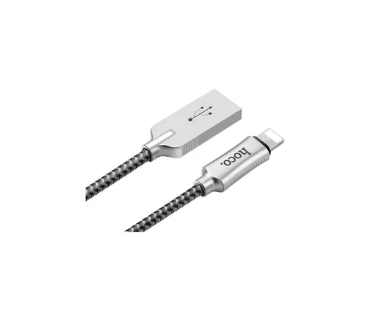 Lightning USB кабель "Hoco" U10 черный 1.2m для iPhone/iPod/iPad