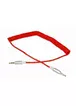 AUX кабель-пружина 3.5mm "Remax" 1m червоний