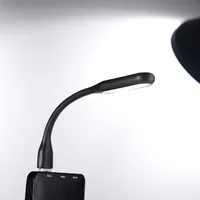 Гнучкий ліхтарик LED USB чорний
