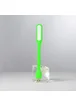 Гибкий фонарик LED USB зеленый