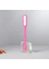 Гибкий фонарик LED USB розовый