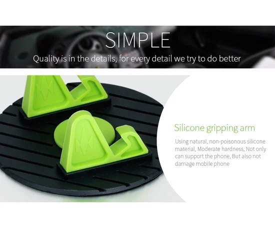 Автомобильный коврик-подставка "Golf" зеленый