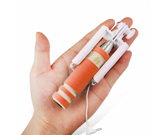 Компактний помаранчевий монопод для "Селфі" 14-48 см